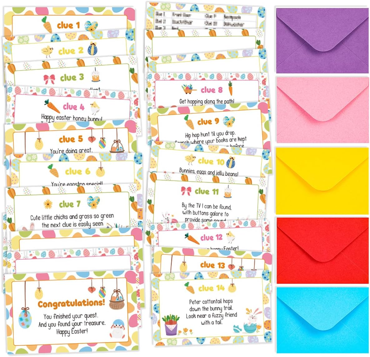 easter scavenger hunt cards
