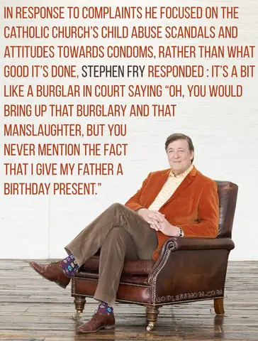 Every Atheist Needs: This Hitchens & Fry Debate About The Catholic Church