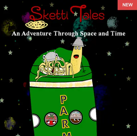 Every Atheist Parent Needs: Sketti Tales #SkettiTales
