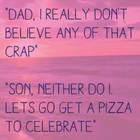 Your Stories Of Atheism: Celebrating Atheism With Pizza!