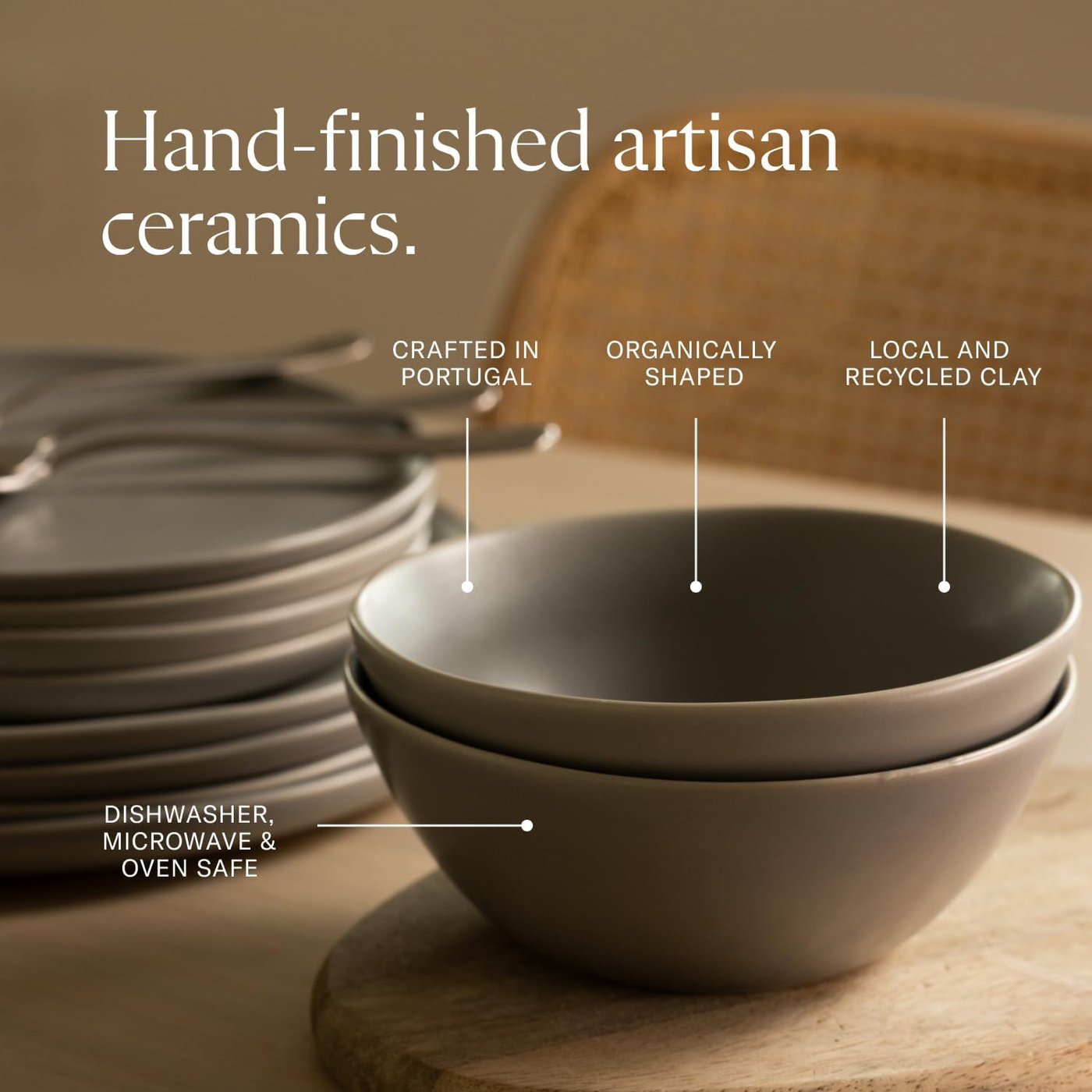 Fable sustainable dinnerware