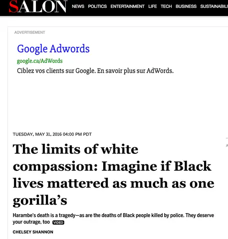 Salon Says White People Are Compassion-Deficient So I Thought I’d Set The Record Straight