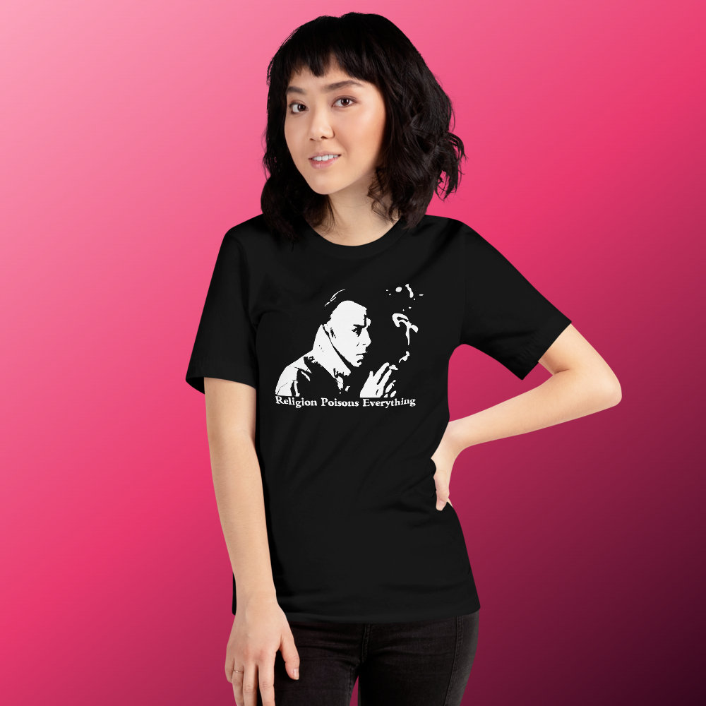 Hitchens Religion Poisons Everything Short-Sleeve Unisex T-Shirt