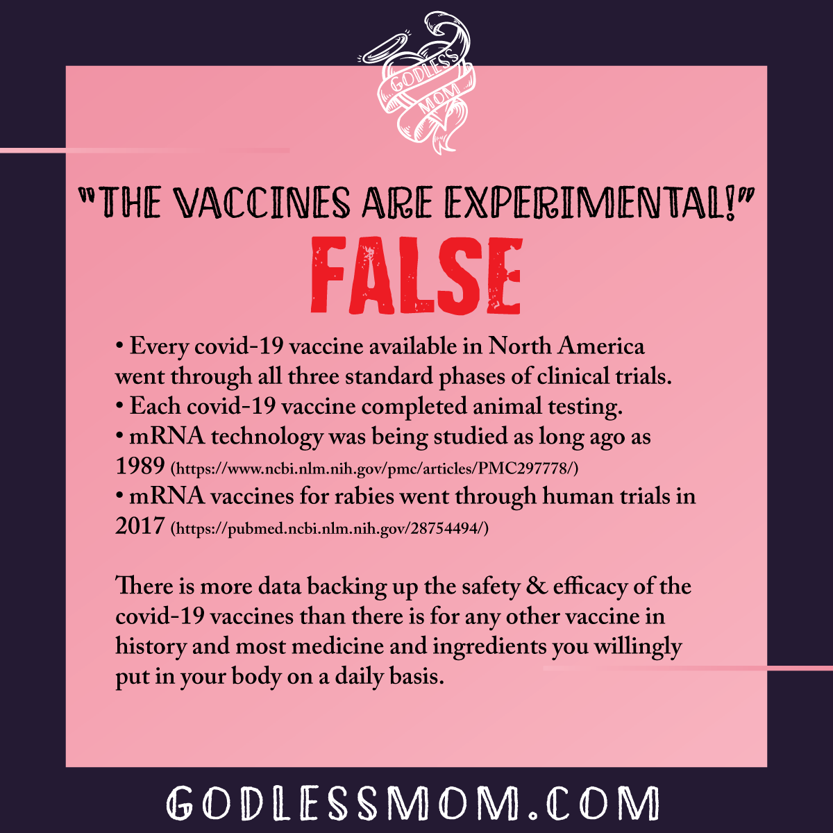 Covid vaccines are not experimental