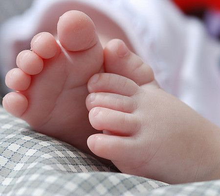 Godless Mom's toes