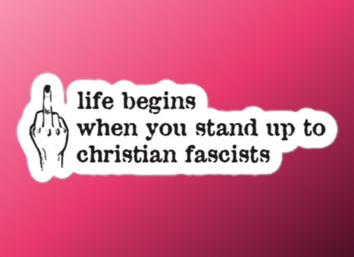 Life begins Roe vs. Wade Abortion Rights Bubble-free stickers