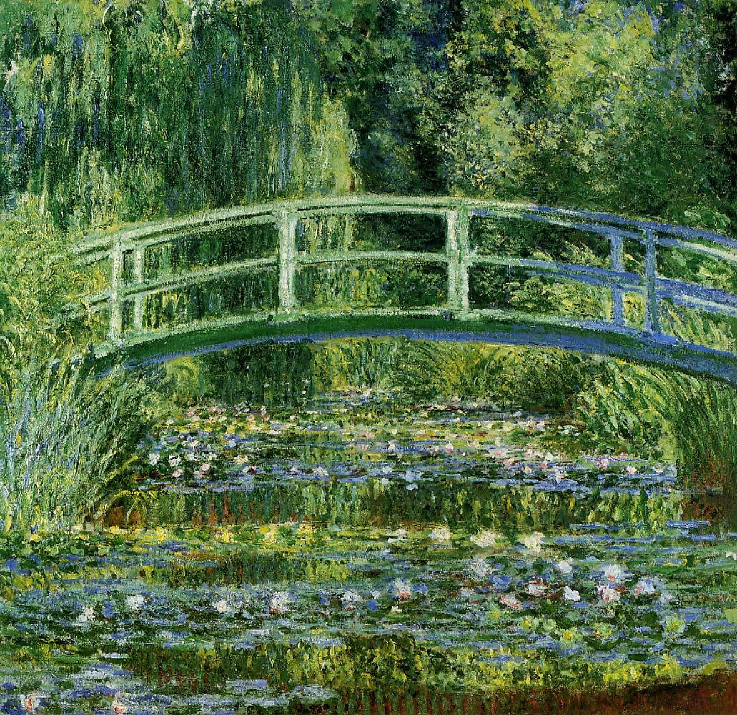 Water Lilies and the Japanese bridge