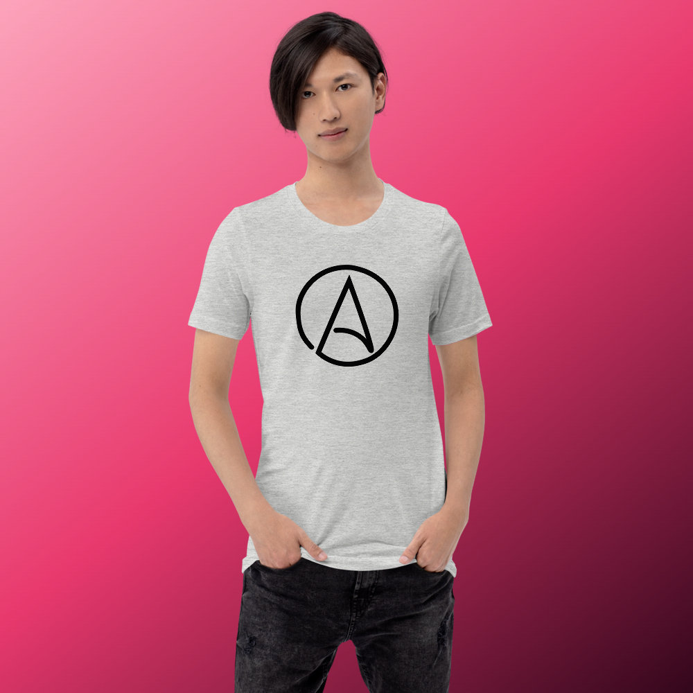 Atheist Symbol Short-Sleeve Unisex T-Shirt