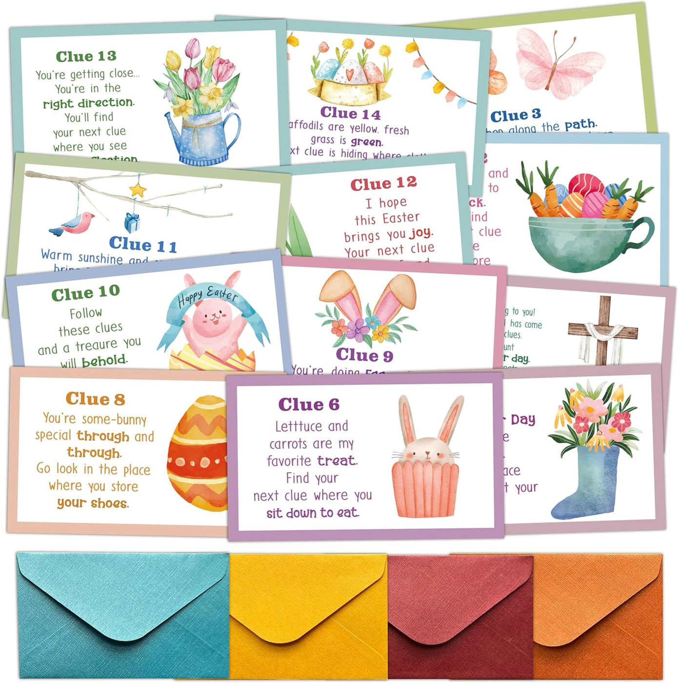 easter scavenger hunt cards