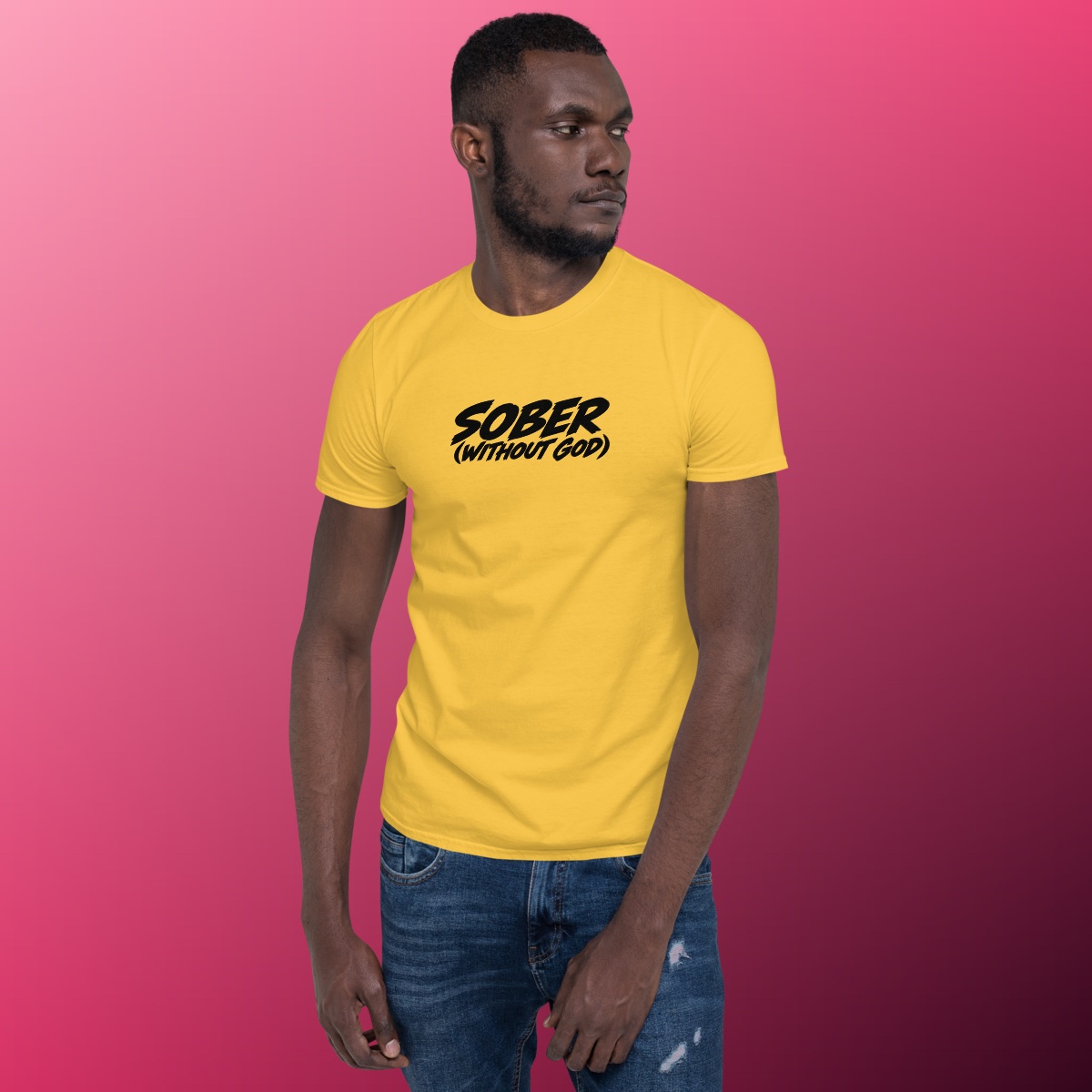 Sober Without God T-Shirt product view 8