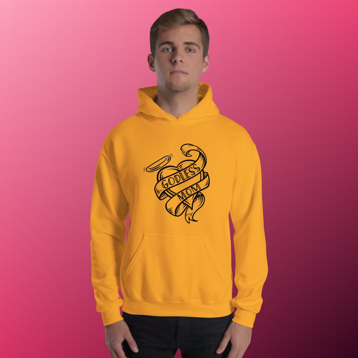 Godless Mom Hoodie product view 6