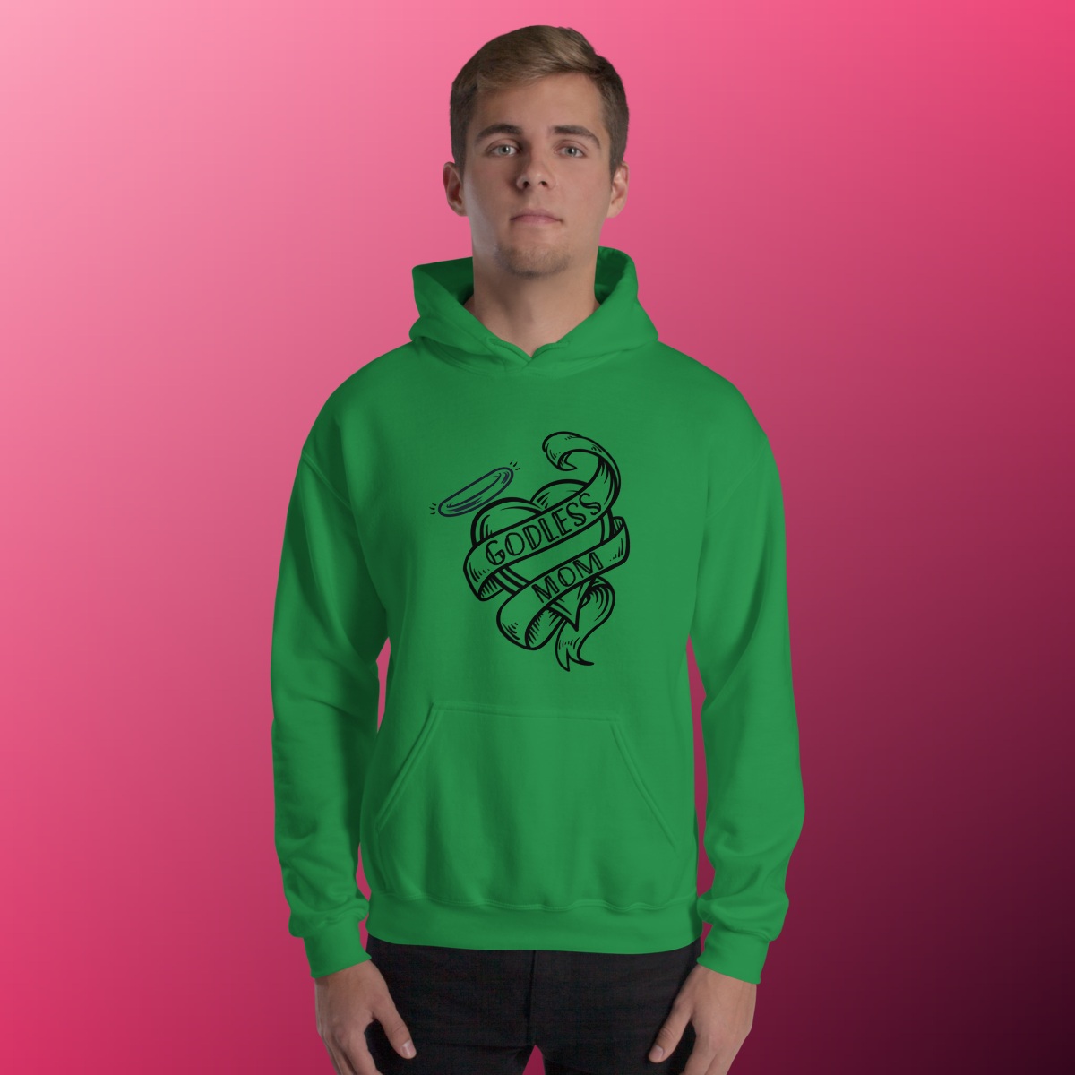 Godless Mom Hoodie product view 5