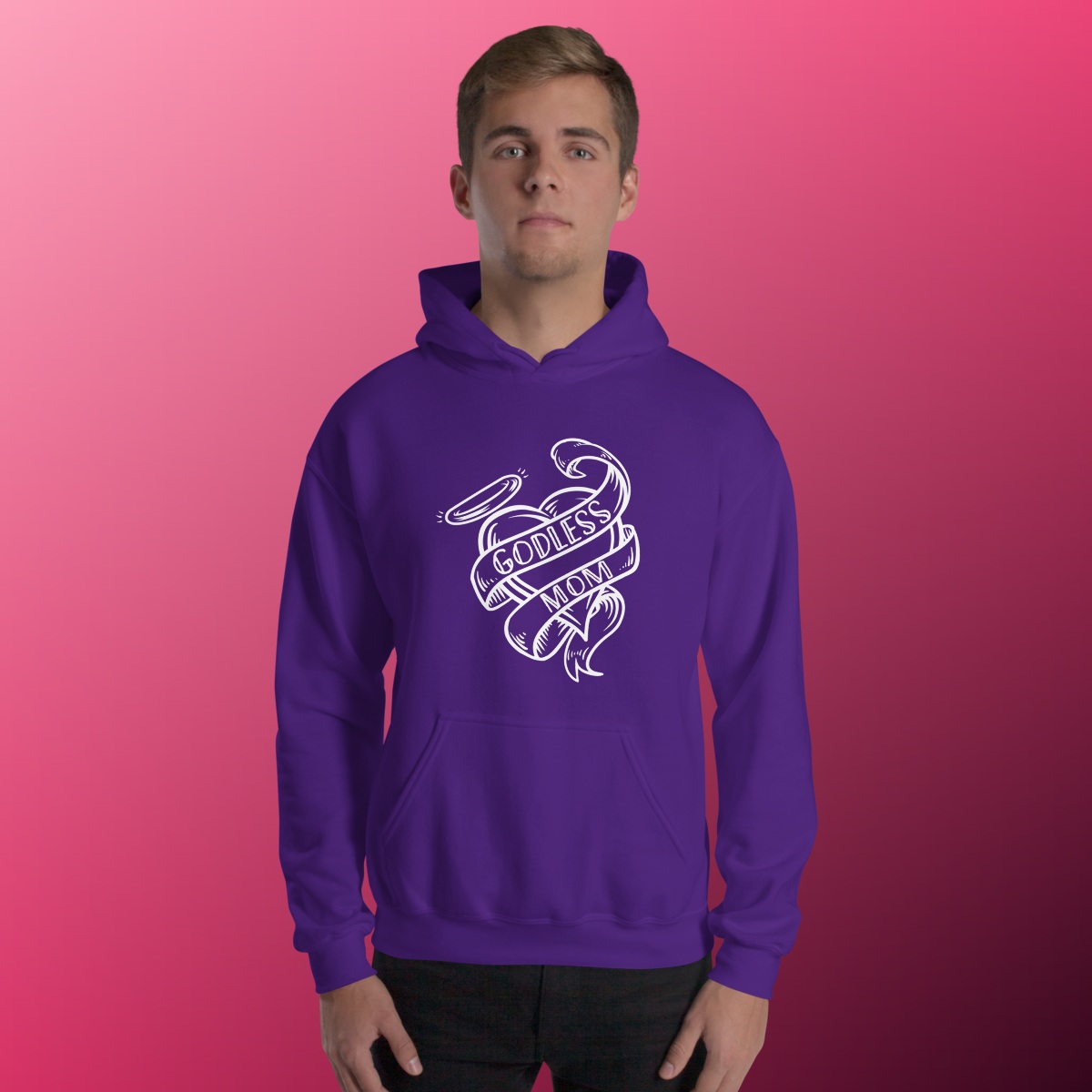 Godless Mom Hoodie product view 7