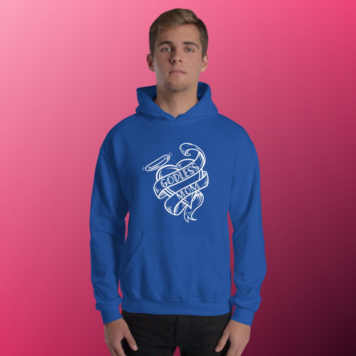 Godless Mom Hoodie product view 4