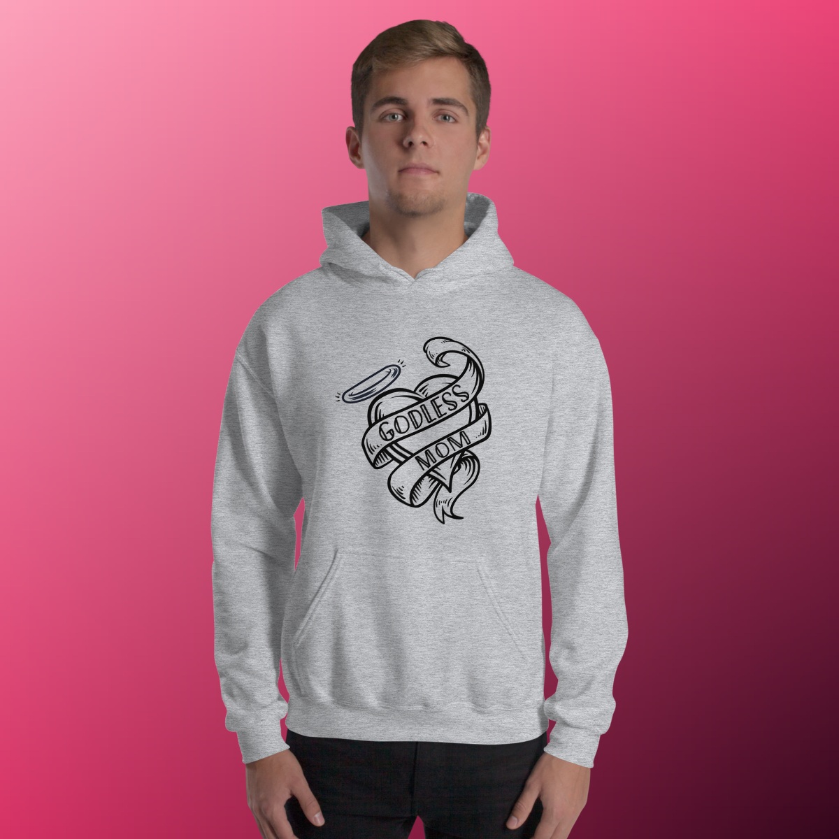 Godless Mom Hoodie product view 9