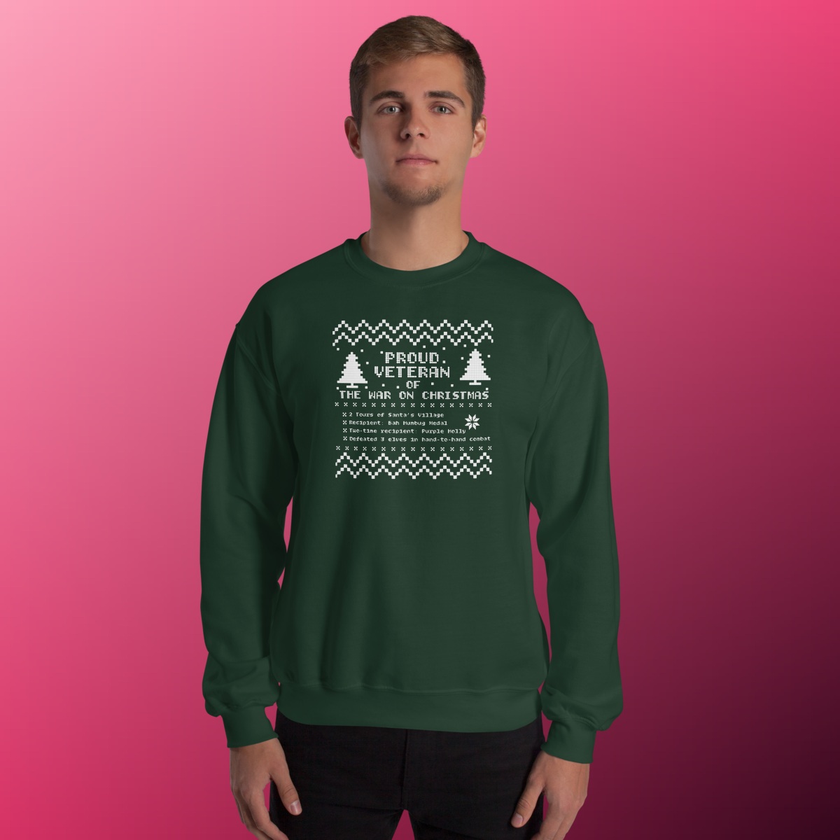Christmas Veteran Sweatshirt
