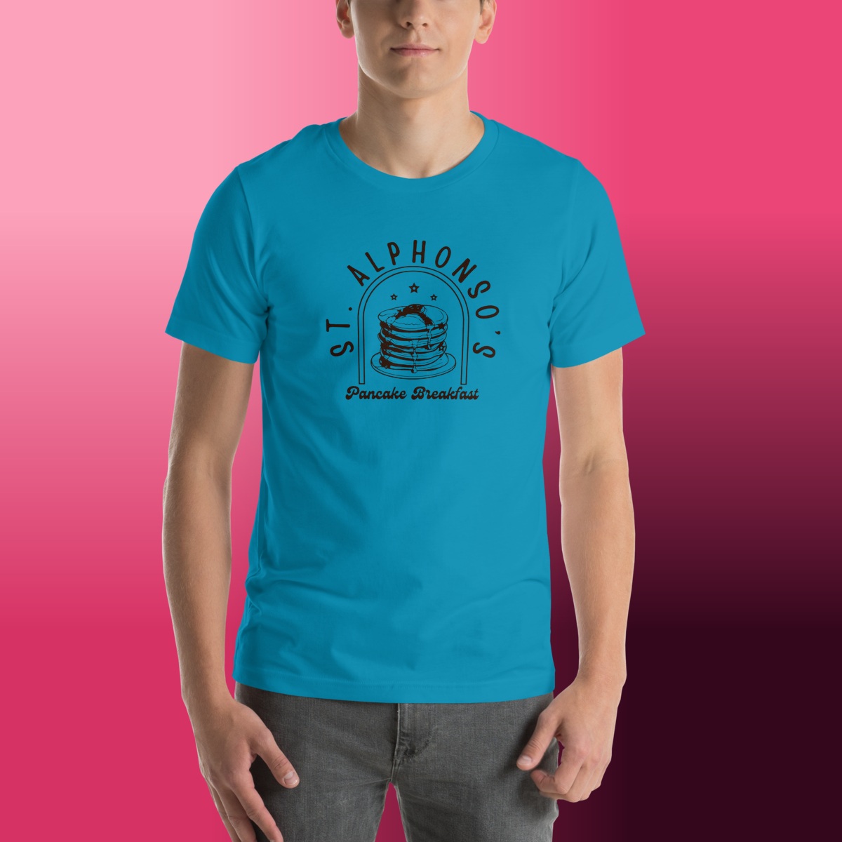 St. Alphonso's Pancake Breakfast T-Shirt product view 1