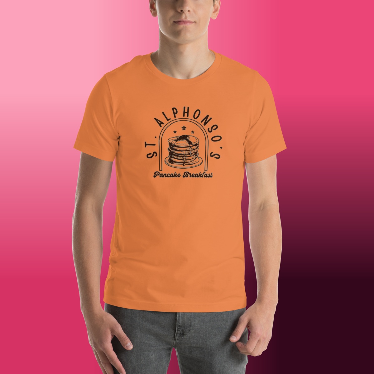 St. Alphonso's Pancake Breakfast T-Shirt product view 5