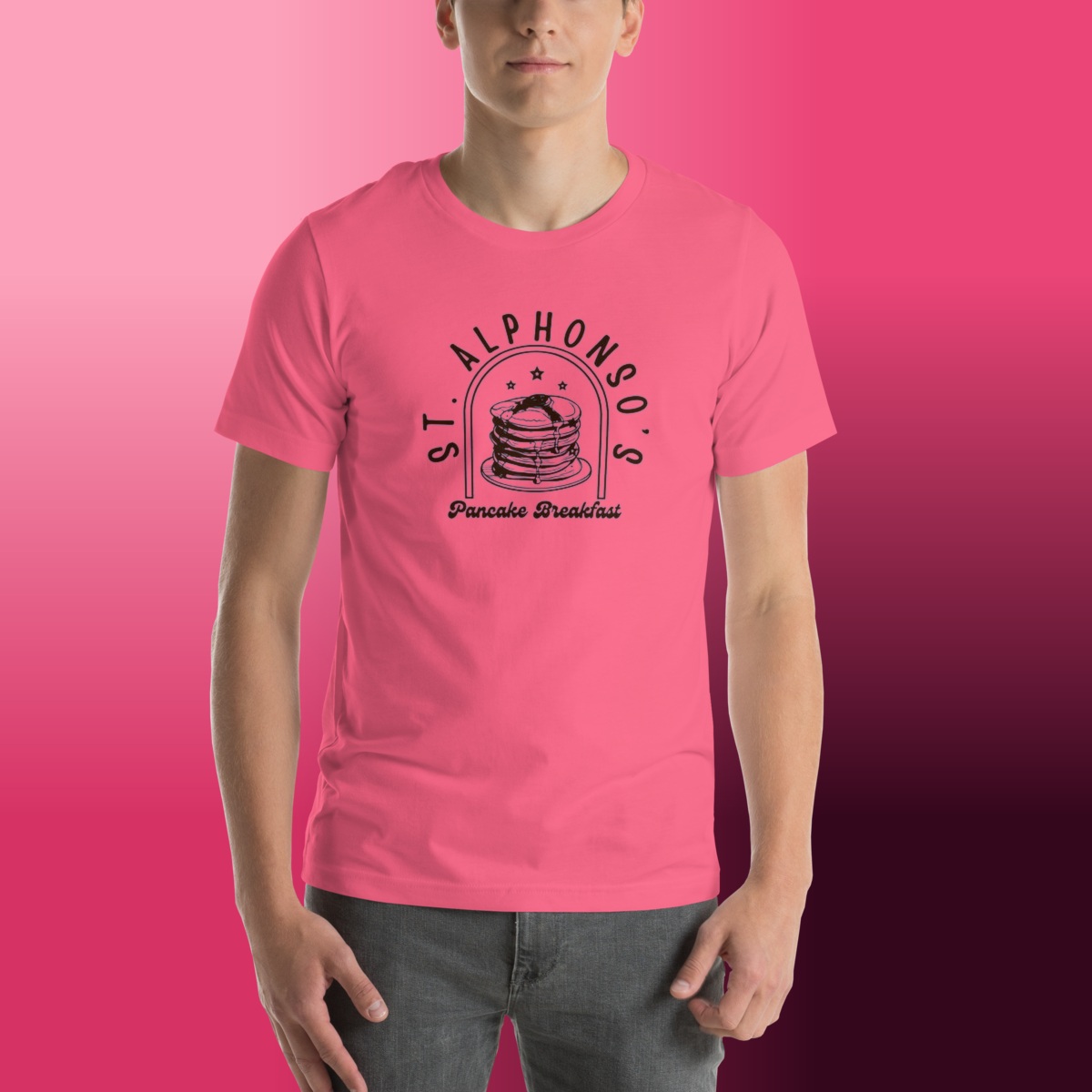 St. Alphonso's Pancake Breakfast T-Shirt product view 6