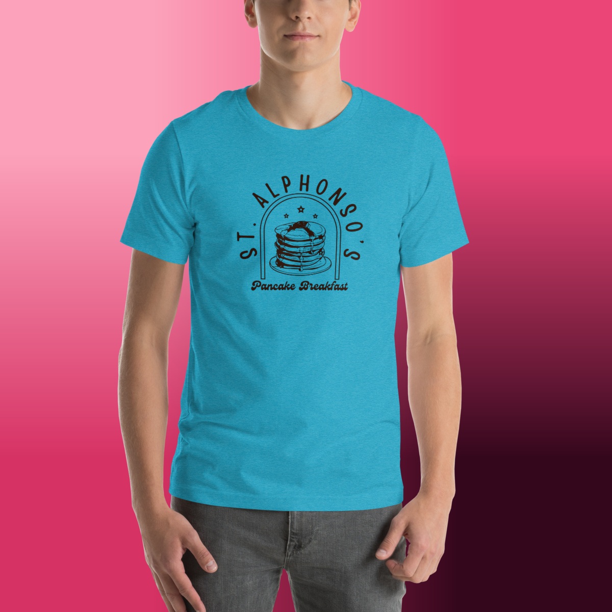 St. Alphonso's Pancake Breakfast T-Shirt product view 8