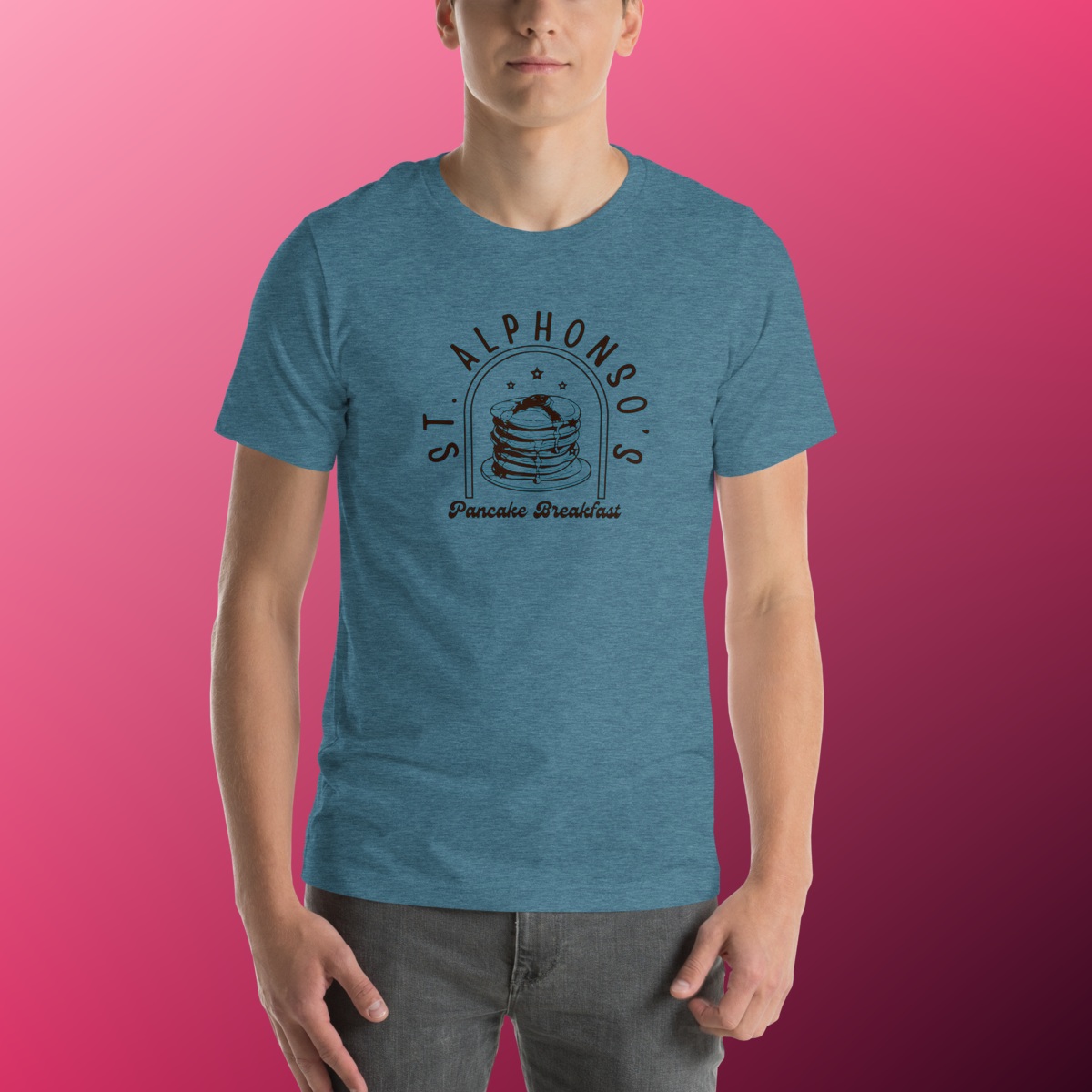 St. Alphonso's Pancake Breakfast T-Shirt product view 10