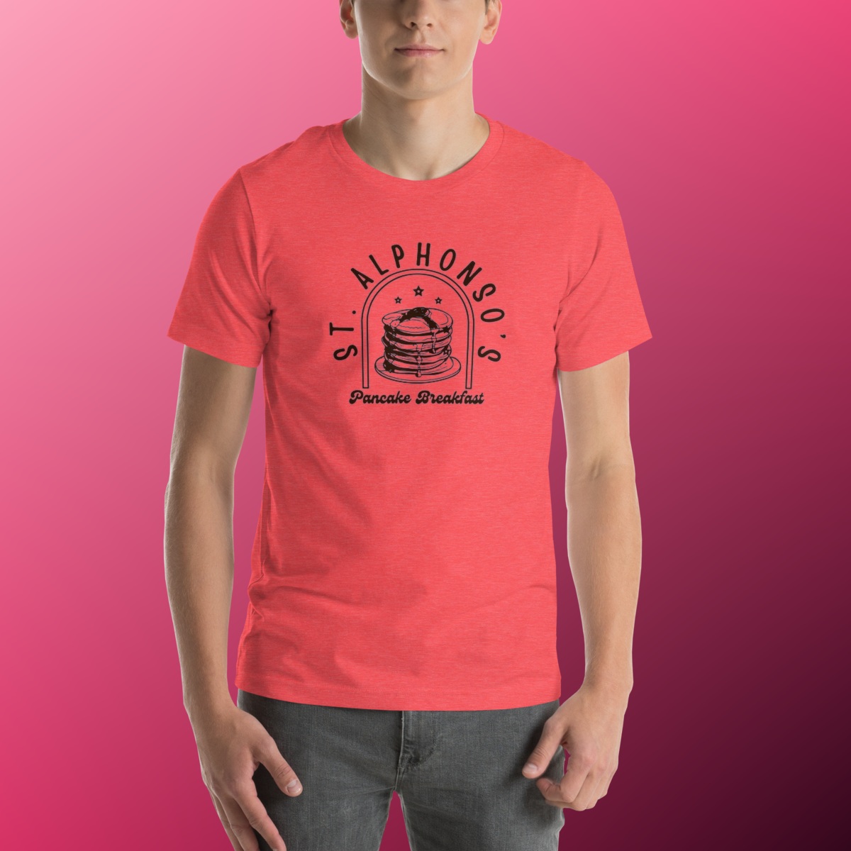 St. Alphonso's Pancake Breakfast T-Shirt product view 13