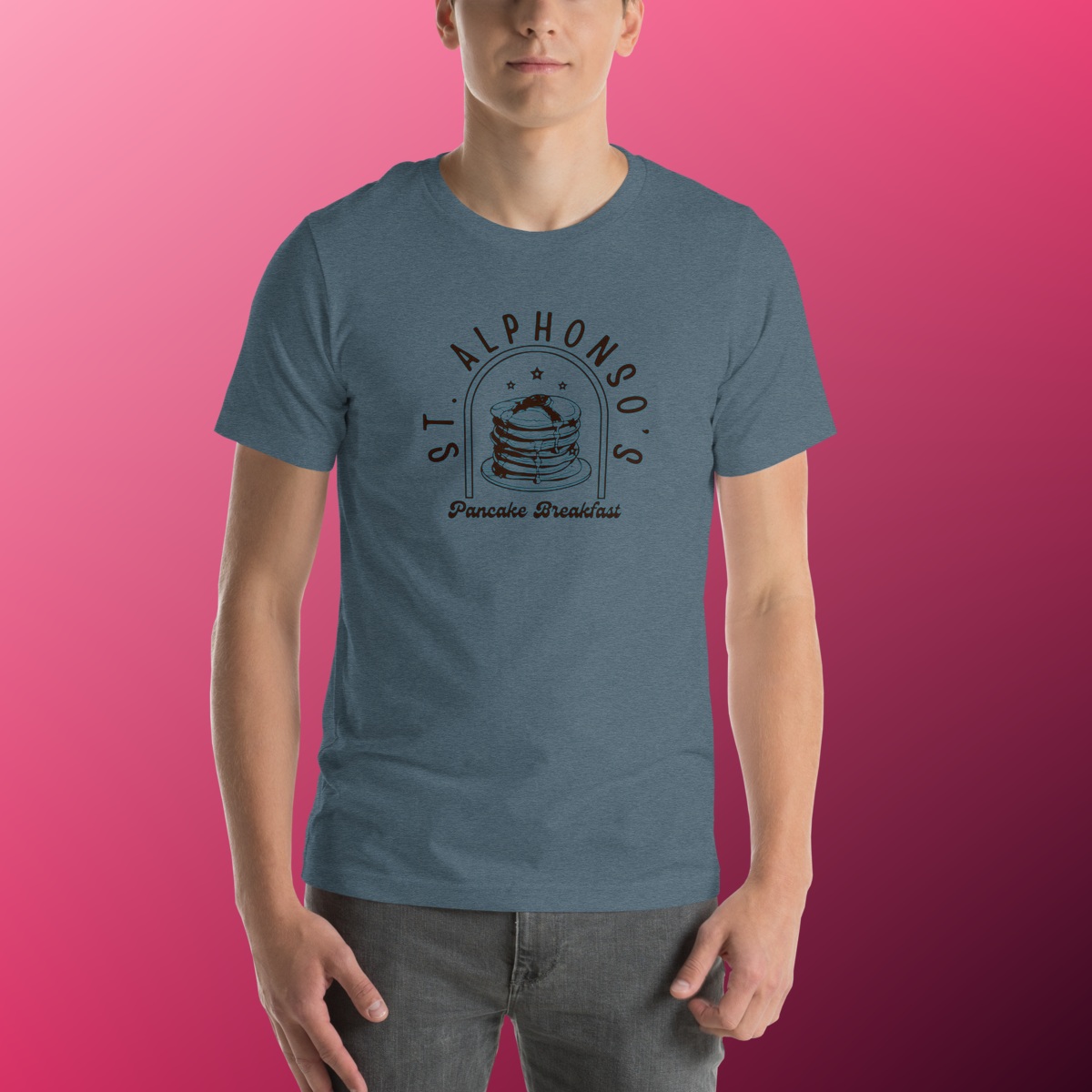 St. Alphonso's Pancake Breakfast T-Shirt product view 14