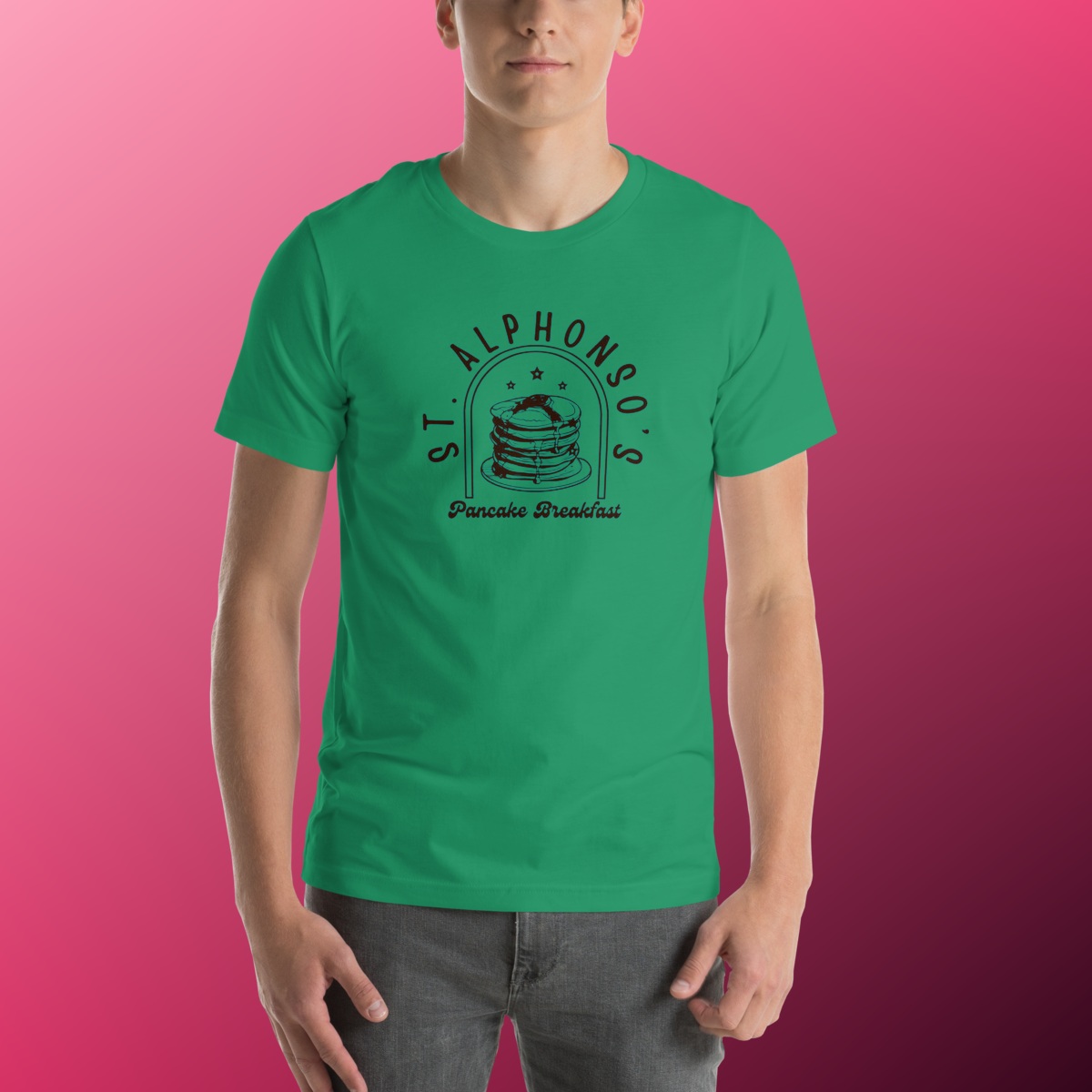 St. Alphonso's Pancake Breakfast T-Shirt product view 16