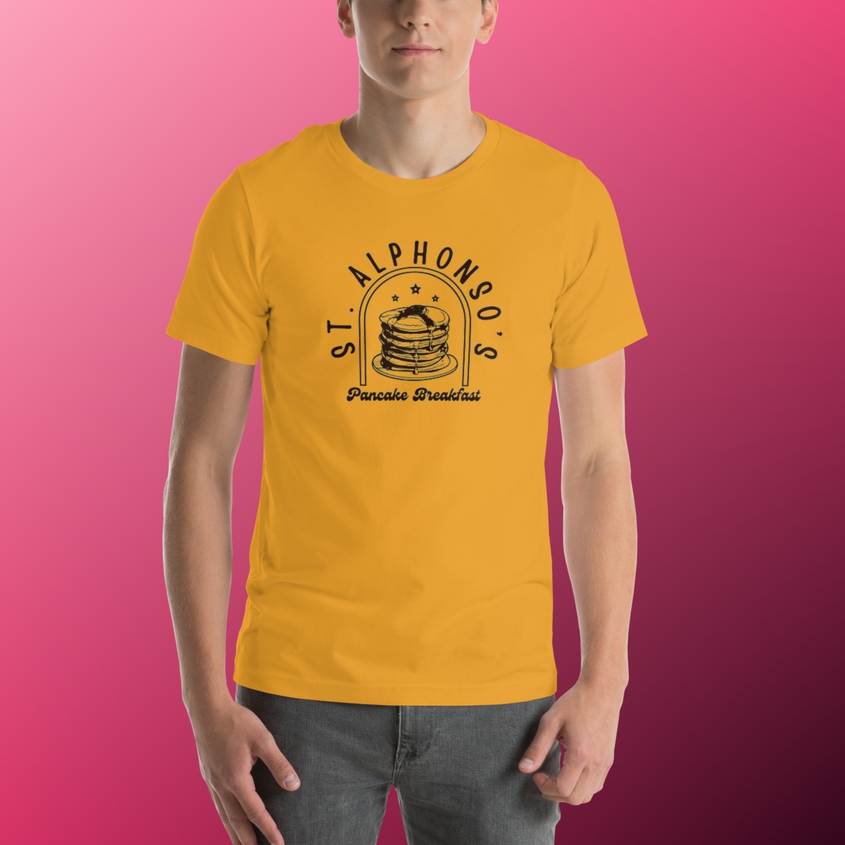 St. Alphonso's Pancake Breakfast T-Shirt product view 19