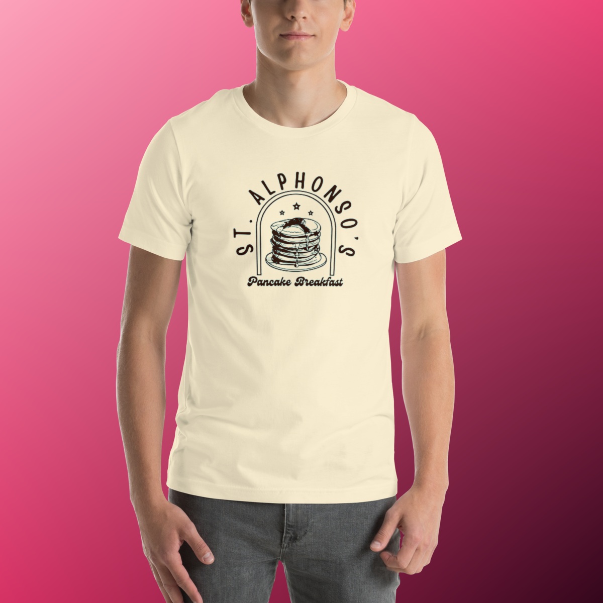 St. Alphonso's Pancake Breakfast T-Shirt product view 20