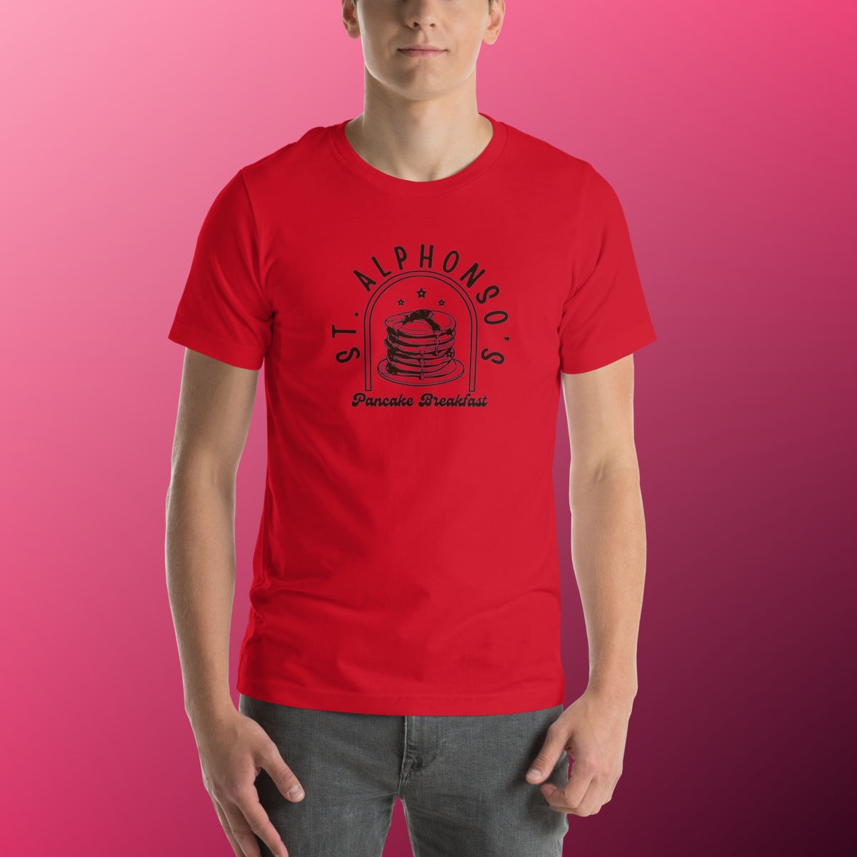St. Alphonso's Pancake Breakfast T-Shirt product view 22