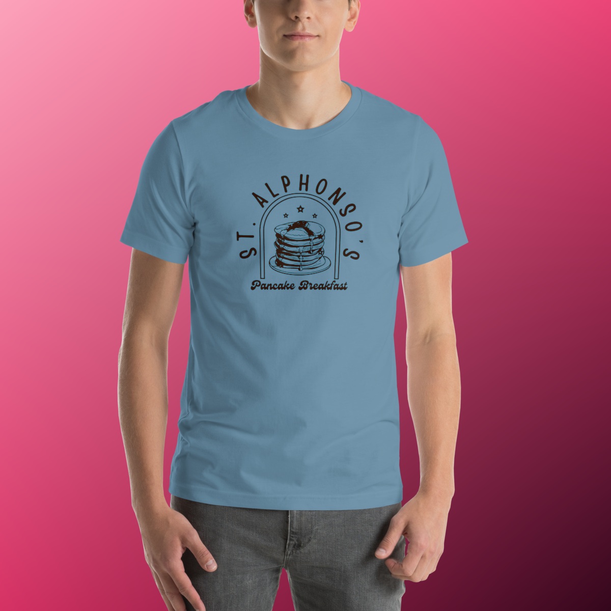 St. Alphonso's Pancake Breakfast T-Shirt product view 23