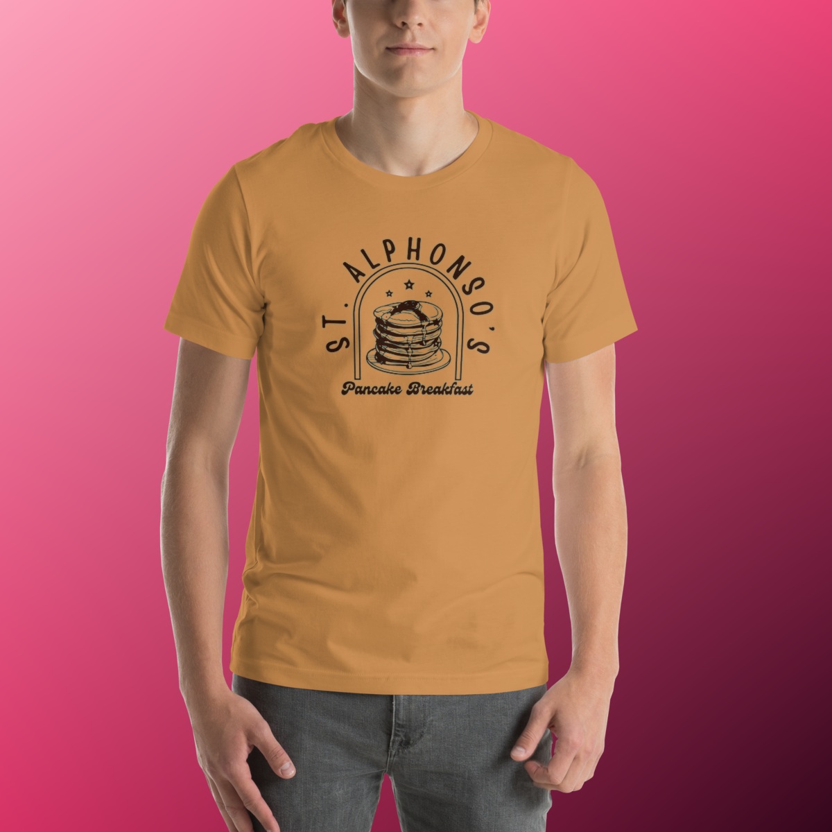 St. Alphonso's Pancake Breakfast T-Shirt product view 24