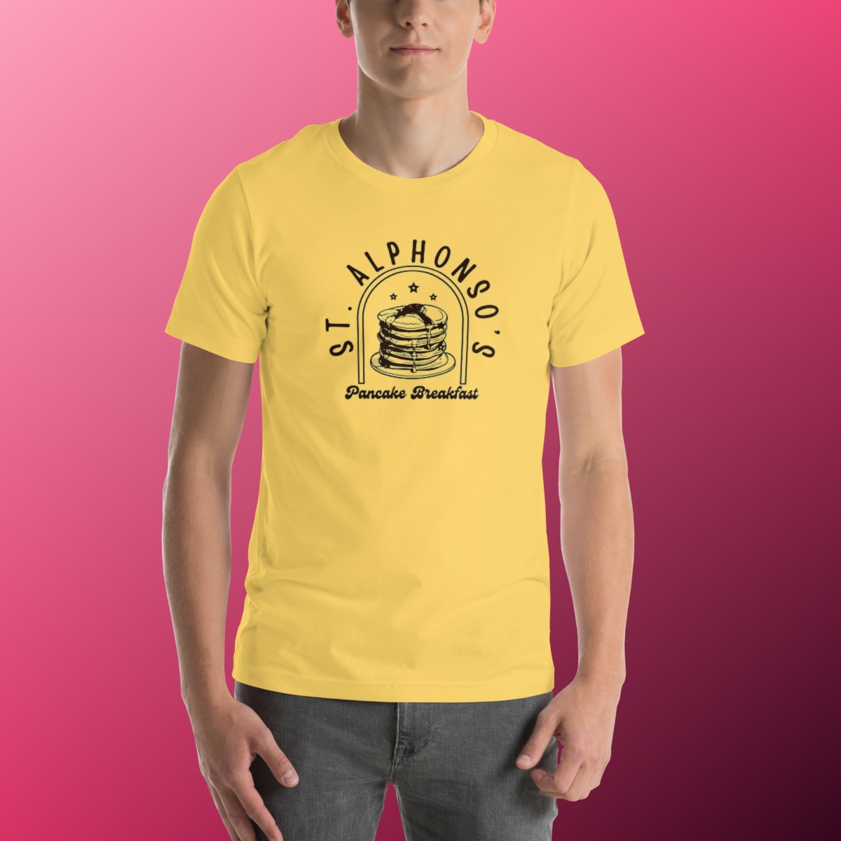 St. Alphonso's Pancake Breakfast T-Shirt product view 25