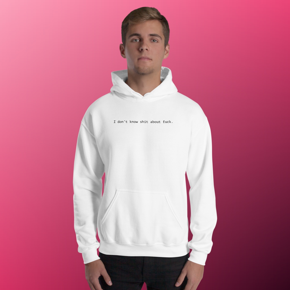 I Don’t Know Shit About Fuck Hoodie