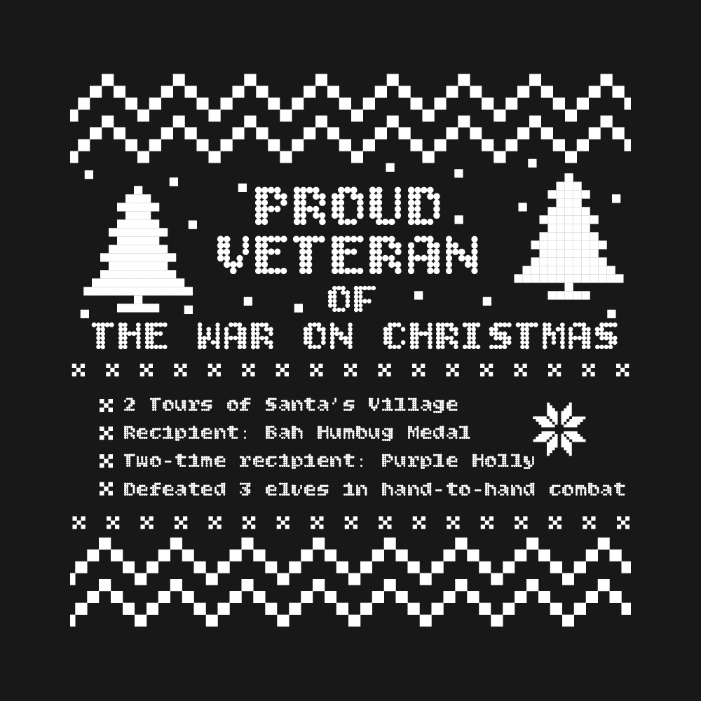 Christmas Veteran Long-Sleeve T-Shirt product view 5