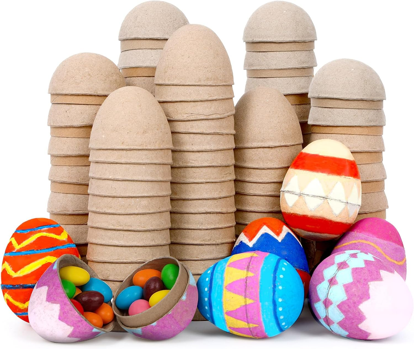 paper easter eggs