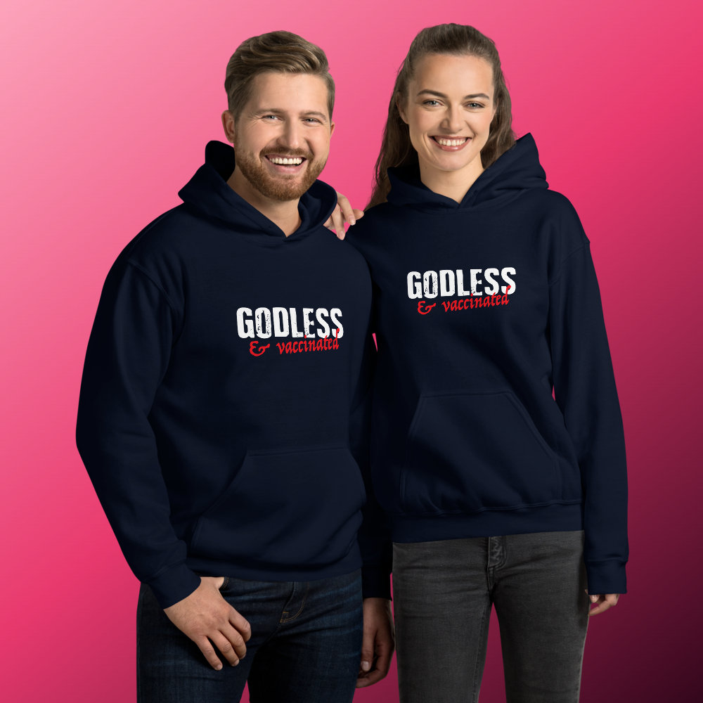 Godless & Vaccinated Unisex Hoodie