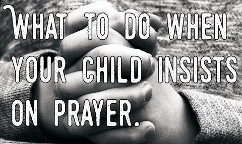 Ask Mommy: My 3 Year Old Is Praying, What Do I Do?