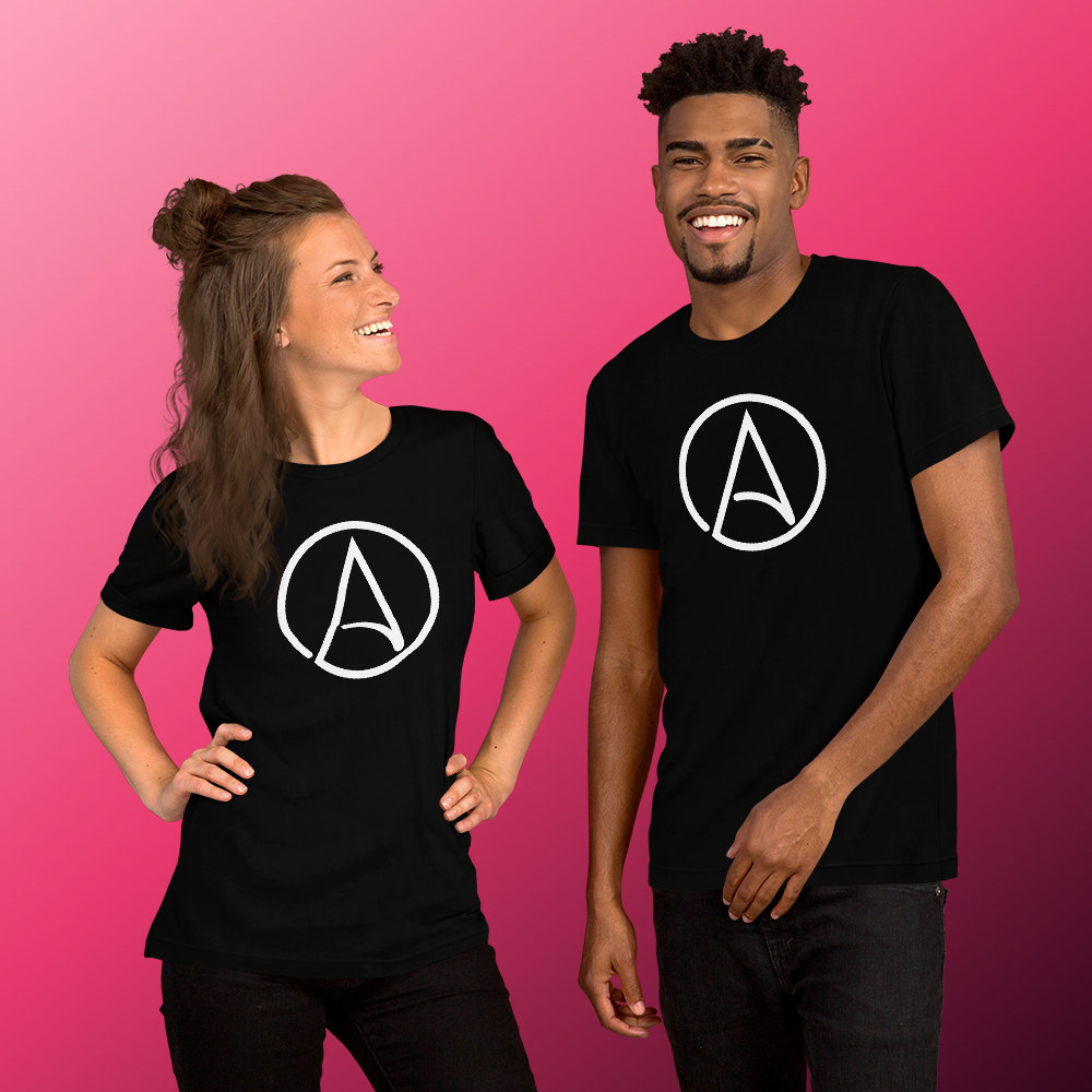 Atheist Symbol Short-Sleeve Unisex T-Shirt