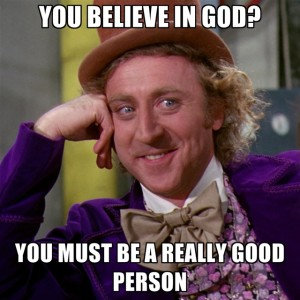 No, good people don't assume things about strangers