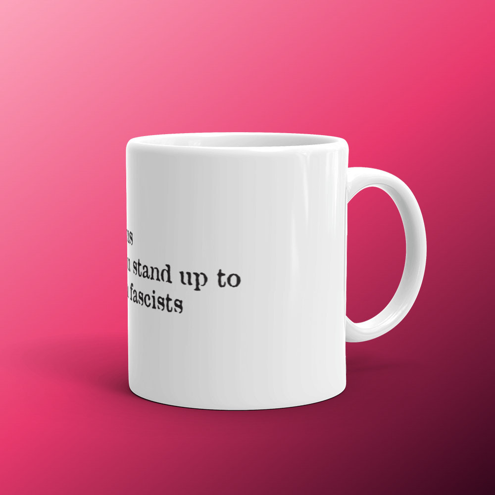 Life begins Roe Vs. Wade Abortion Rights White glossy mug