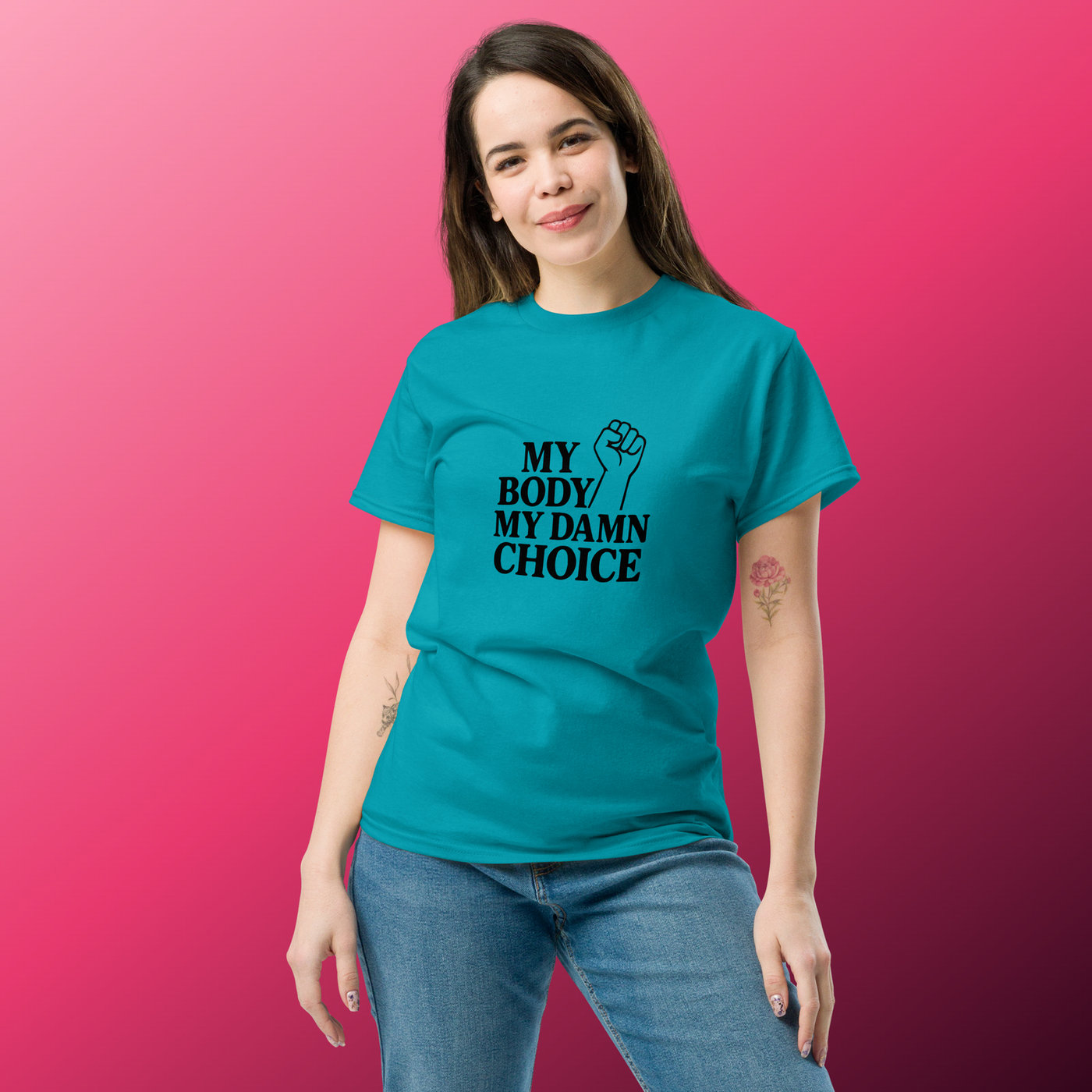 My Body, My Damn Choice – Pro-Choice Feminist T-Shirt