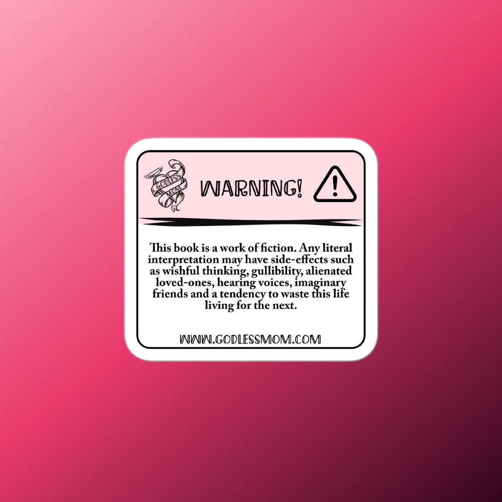 Bible Warning Bubble-free stickers