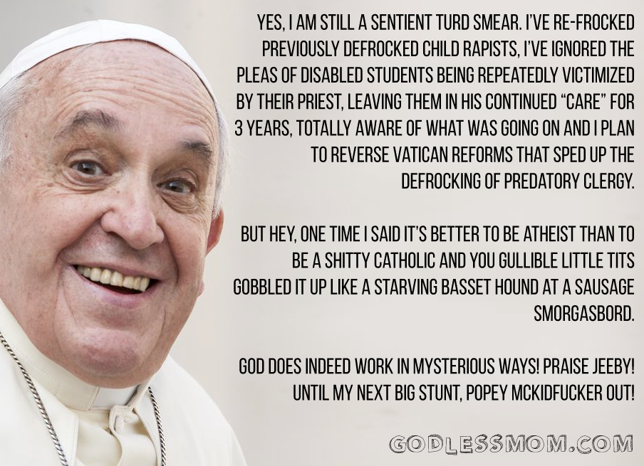 Popey McKidToucher, the Sentient Turd Smear